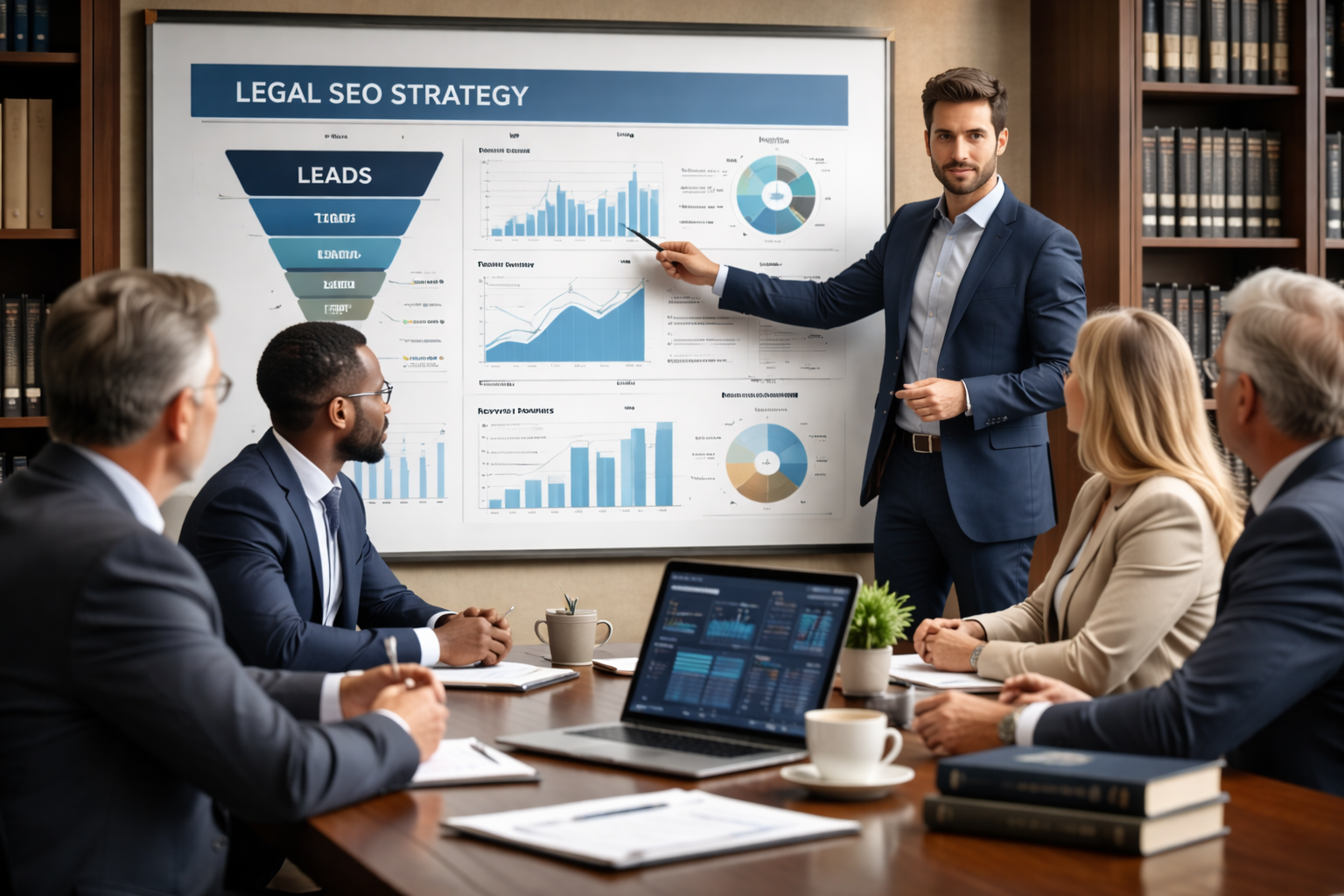 Legal SEO strategy presentation for personal injury law firm Orange County CA — Search Lumis legal marketing agency